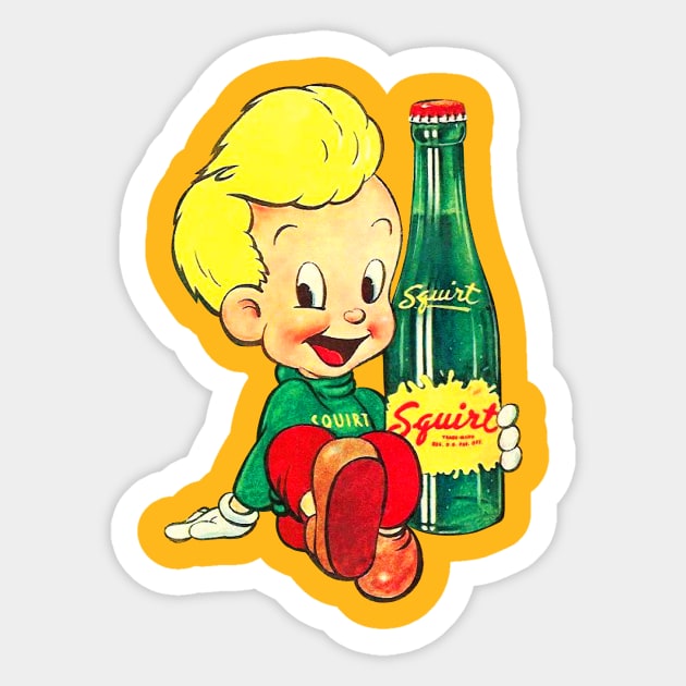 Squirt Boy Sticker by MindsparkCreative